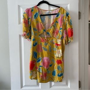 Mustard colored dress